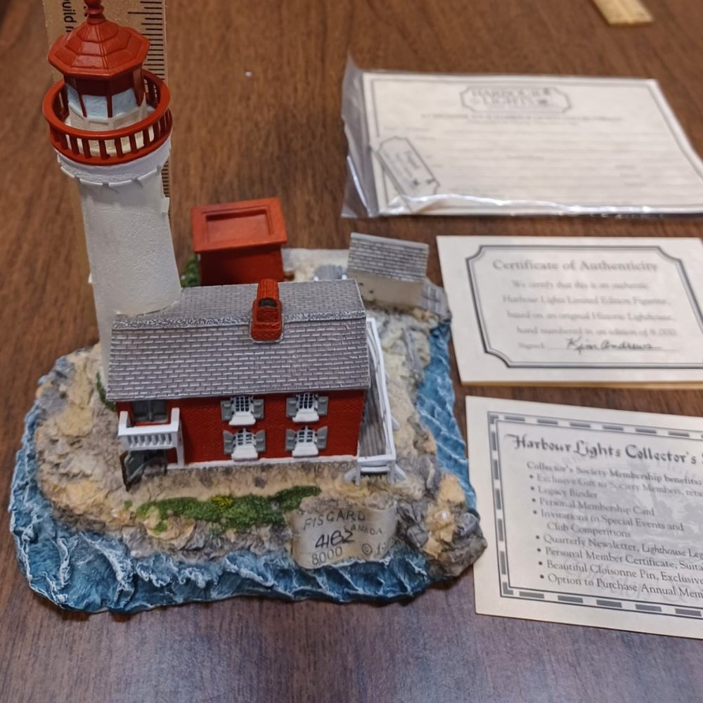 FINAL MARKDOWN LAST CHANCE Vintage  FISGARD British Columbia Lighthouse #234